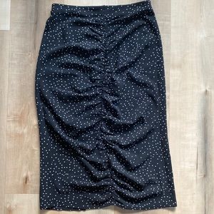 Zara polka dot pencil skirt